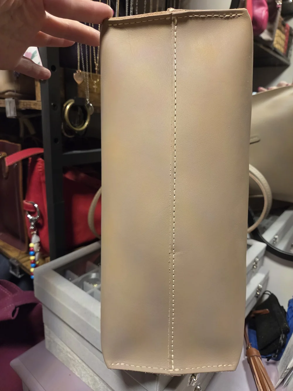 Portland Leather MED August-Stone